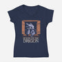 House Of The Dragon-Womens-V-Neck-Tee-Popnotic