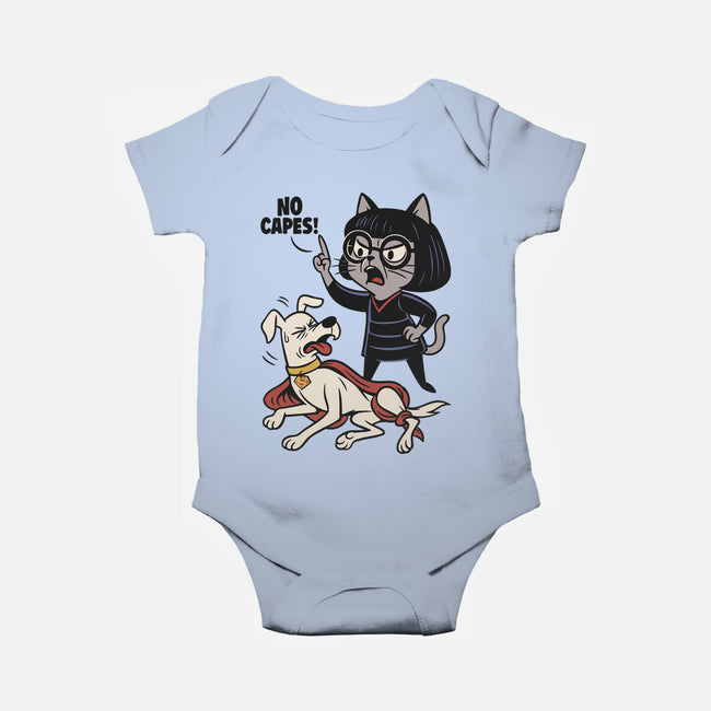No Capes-Baby-Basic-Onesie-Popnotic