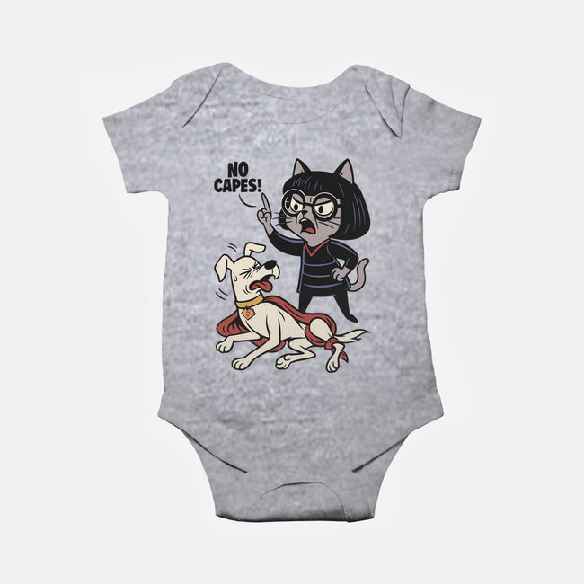 No Capes-Baby-Basic-Onesie-Popnotic