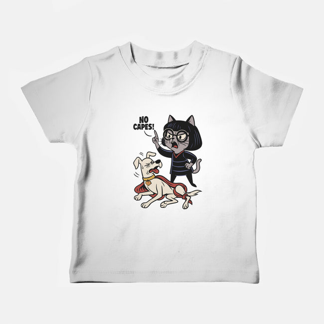No Capes-Baby-Basic-Tee-Popnotic
