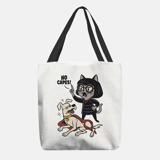 No Capes-None-Basic Tote-Bag-Popnotic