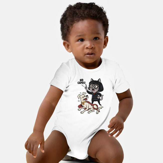No Capes-Baby-Basic-Onesie-Popnotic