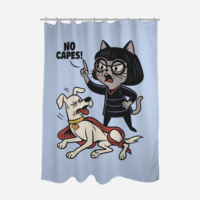 No Capes-None-Polyester-Shower Curtain-Popnotic