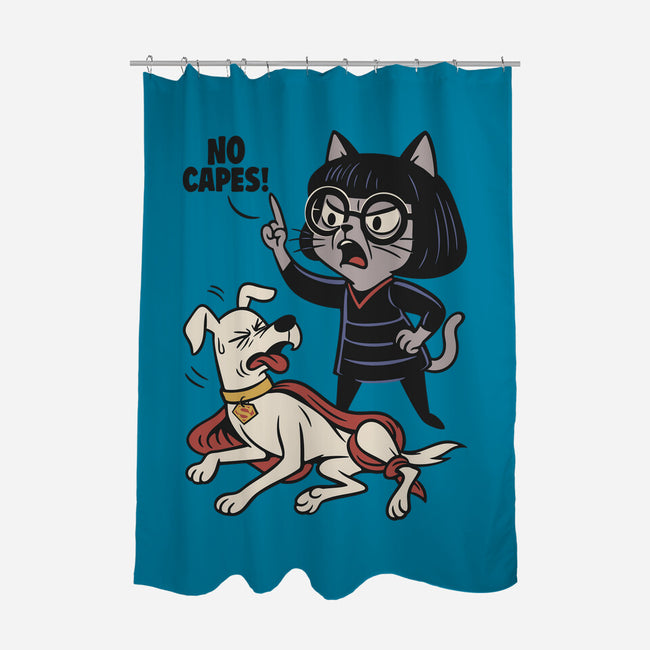 No Capes-None-Polyester-Shower Curtain-Popnotic