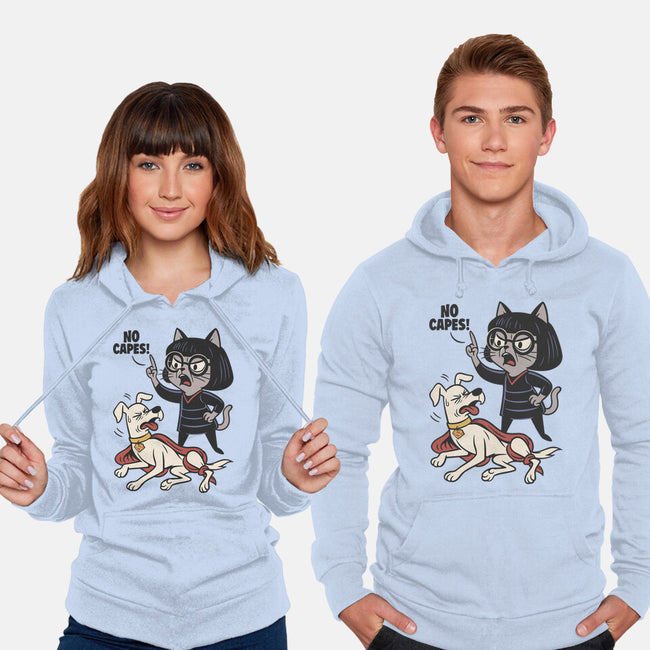 No Capes-Unisex-Pullover-Sweatshirt-Popnotic