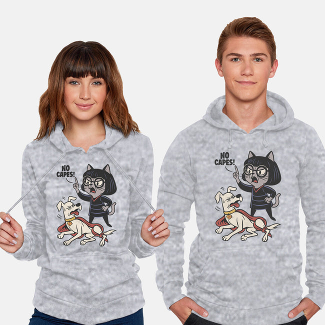 No Capes-Unisex-Pullover-Sweatshirt-Popnotic