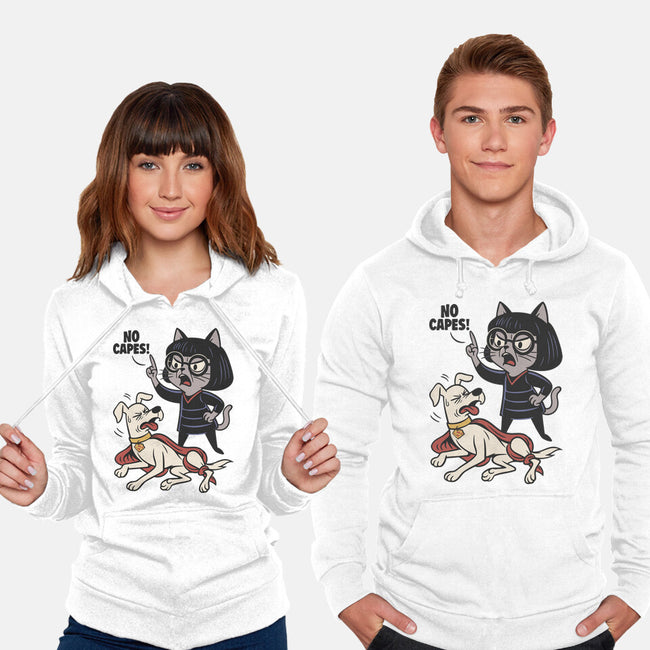 No Capes-Unisex-Pullover-Sweatshirt-Popnotic