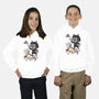 No Capes-Youth-Pullover-Sweatshirt-Popnotic