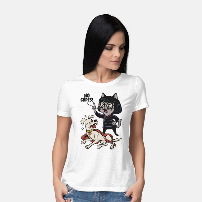 No Capes-Womens-Basic-Tee-Popnotic