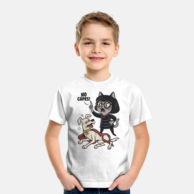 No Capes-Youth-Basic-Tee-Popnotic