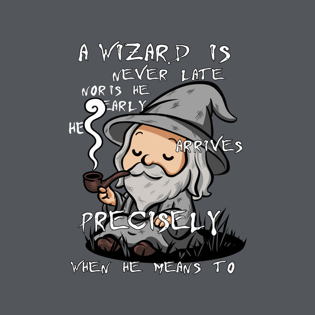 A Wizard Is Never Late-Womens-V-Neck-Tee-fanfabio