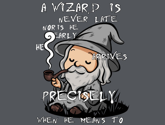 A Wizard Is Never Late
