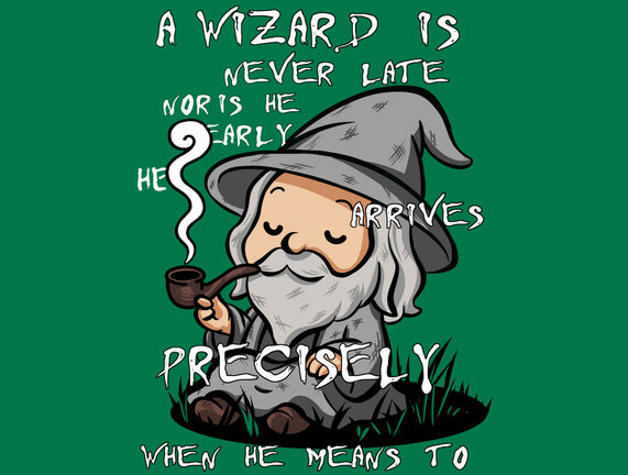 A Wizard Is Never Late
