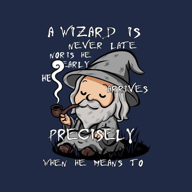 A Wizard Is Never Late-Womens-V-Neck-Tee-fanfabio