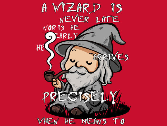 A Wizard Is Never Late