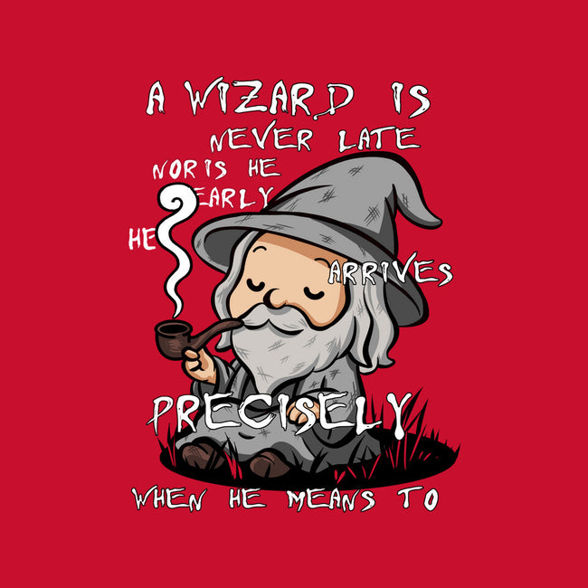 A Wizard Is Never Late-None-Adjustable Tote-Bag-fanfabio