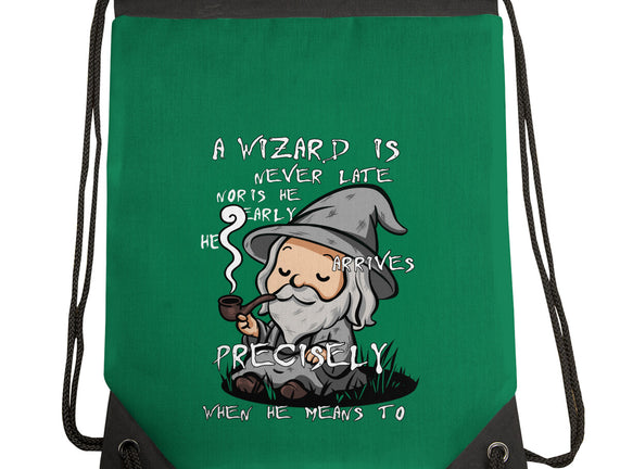 A Wizard Is Never Late