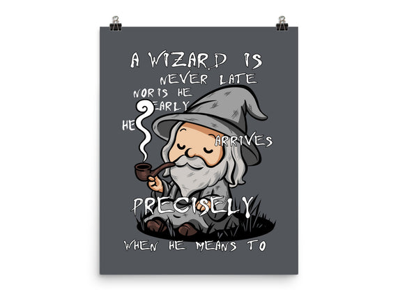 A Wizard Is Never Late