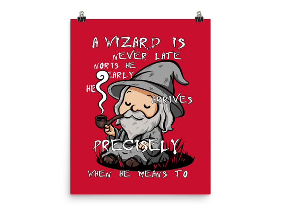 A Wizard Is Never Late