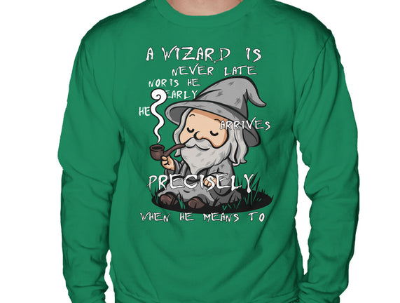 A Wizard Is Never Late