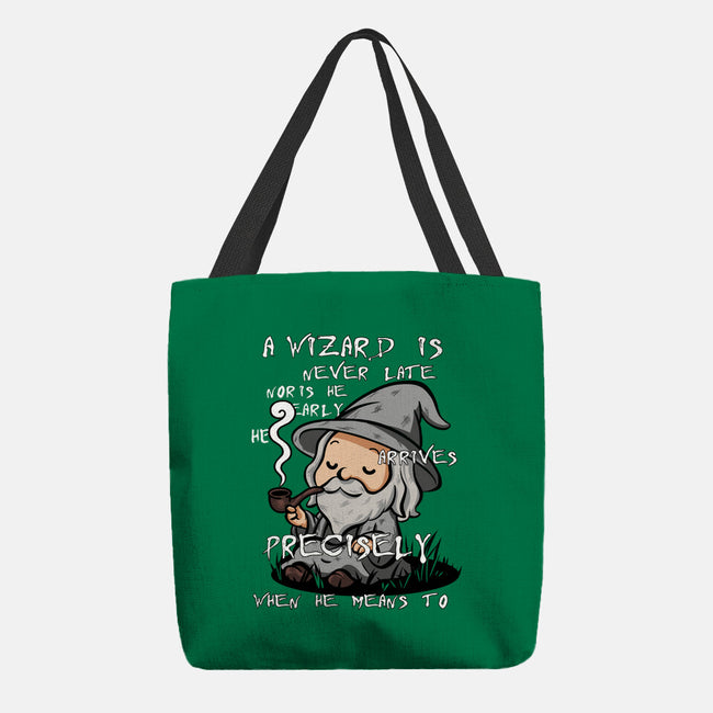 A Wizard Is Never Late-None-Basic Tote-Bag-fanfabio