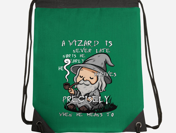 A Wizard Is Never Late