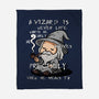 A Wizard Is Never Late-None-Fleece-Blanket-fanfabio