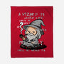 A Wizard Is Never Late-None-Fleece-Blanket-fanfabio
