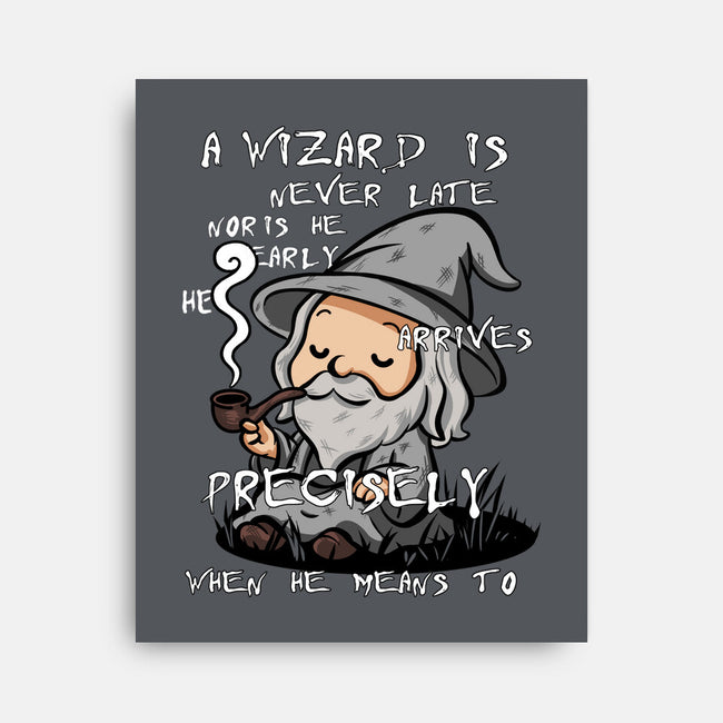 A Wizard Is Never Late-None-Stretched-Canvas-fanfabio