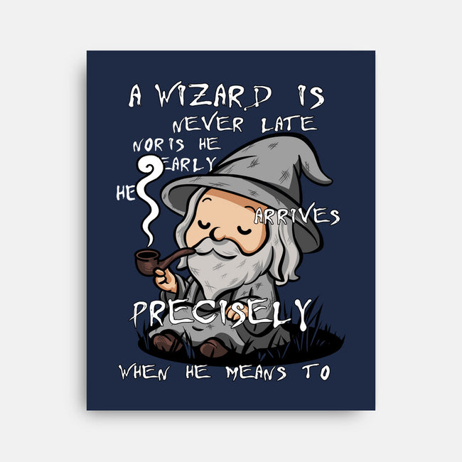 A Wizard Is Never Late-None-Stretched-Canvas-fanfabio