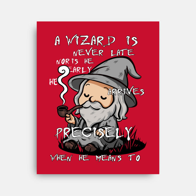 A Wizard Is Never Late-None-Stretched-Canvas-fanfabio