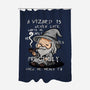 A Wizard Is Never Late-None-Polyester-Shower Curtain-fanfabio