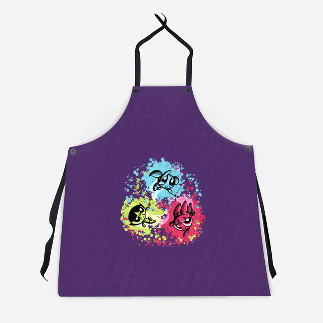 Super Colorgirls-Unisex-Kitchen-Apron-nickzzarto