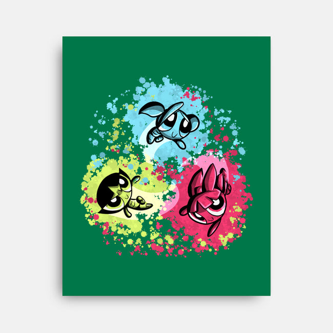 Super Colorgirls-None-Stretched-Canvas-nickzzarto