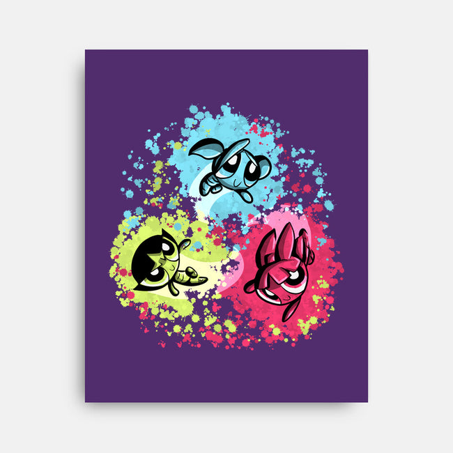 Super Colorgirls-None-Stretched-Canvas-nickzzarto