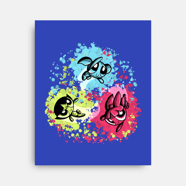 Super Colorgirls-None-Stretched-Canvas-nickzzarto