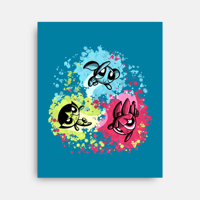 Super Colorgirls-None-Stretched-Canvas-nickzzarto