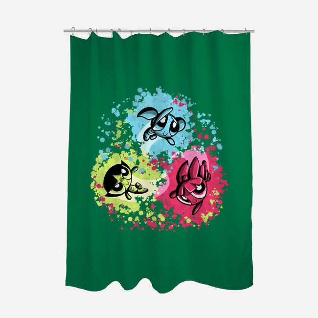 Super Colorgirls-None-Polyester-Shower Curtain-nickzzarto