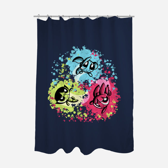 Super Colorgirls-None-Polyester-Shower Curtain-nickzzarto