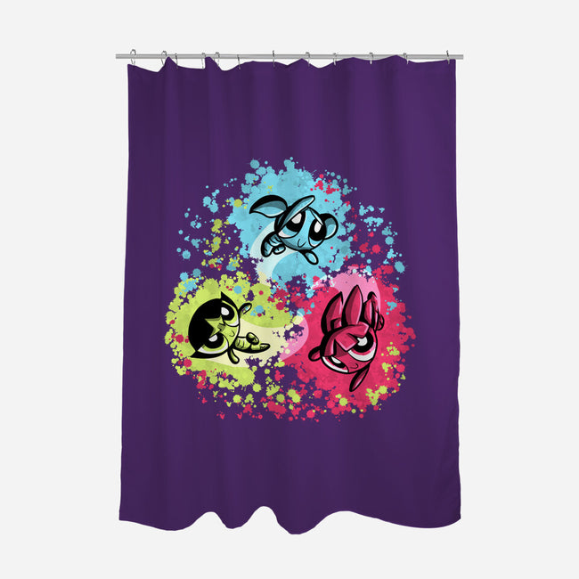 Super Colorgirls-None-Polyester-Shower Curtain-nickzzarto