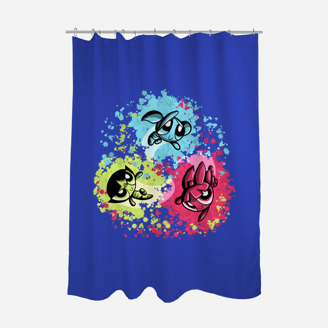 Super Colorgirls-None-Polyester-Shower Curtain-nickzzarto