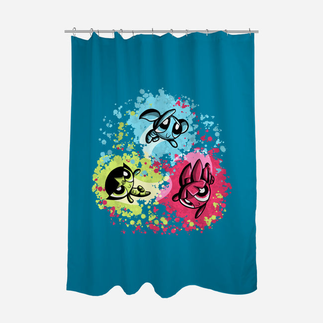 Super Colorgirls-None-Polyester-Shower Curtain-nickzzarto