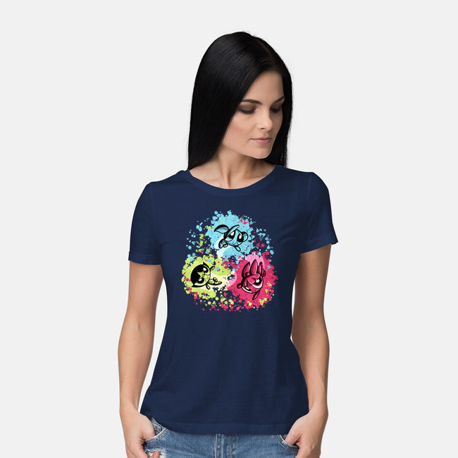 Super Colorgirls-Womens-Basic-Tee-nickzzarto
