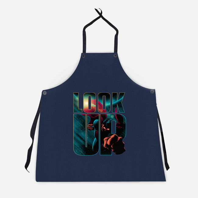 Look Up-Unisex-Kitchen-Apron-teesgeex