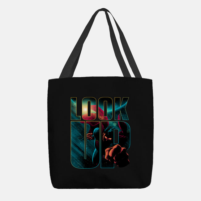 Look Up-None-Basic Tote-Bag-teesgeex