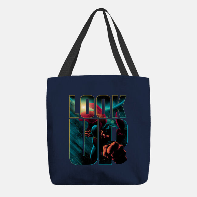 Look Up-None-Basic Tote-Bag-teesgeex