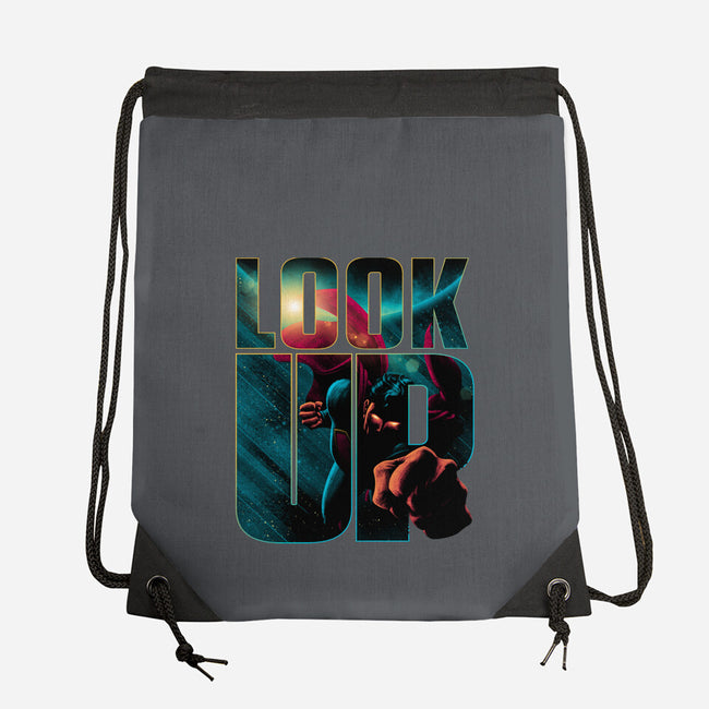 Look Up-None-Drawstring-Bag-teesgeex