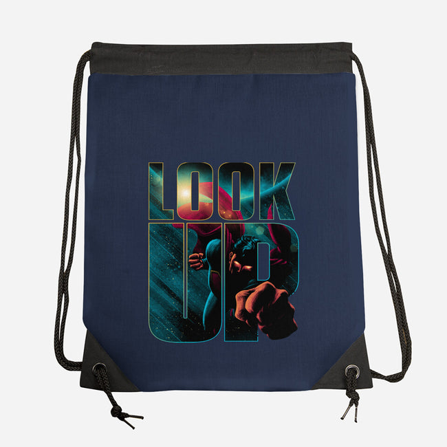 Look Up-None-Drawstring-Bag-teesgeex
