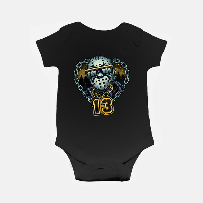 Friday Madness-Baby-Basic-Onesie-glitchygorilla