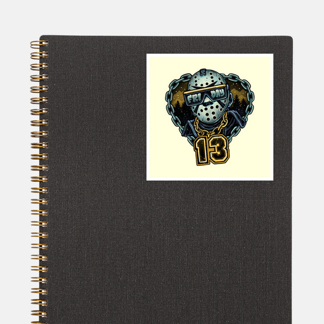 Friday Madness-None-Glossy-Sticker-glitchygorilla